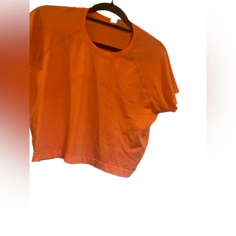 NWT Lululemon short sleeve swiftly crop Size 14